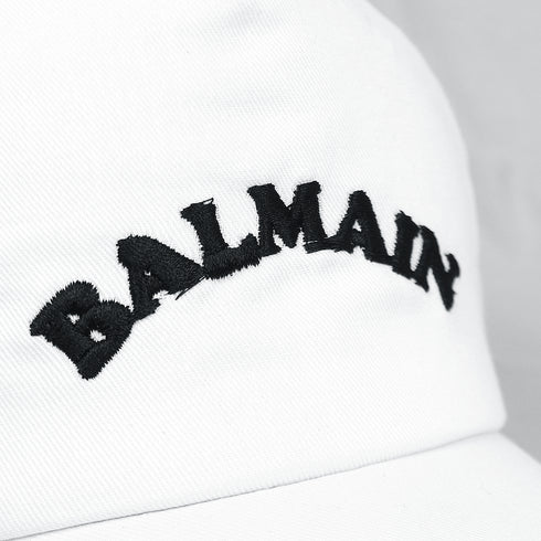 Balmain White Basic Cap